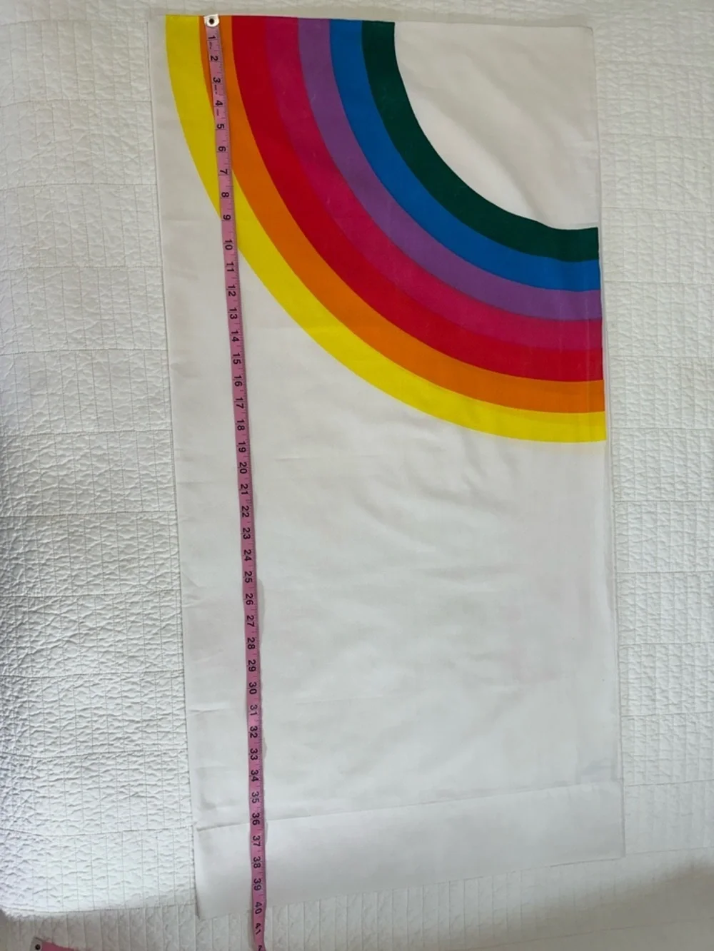 Stranger Things Rainbow Pillowcase Wamsutta White Rainbow King Sized Single
